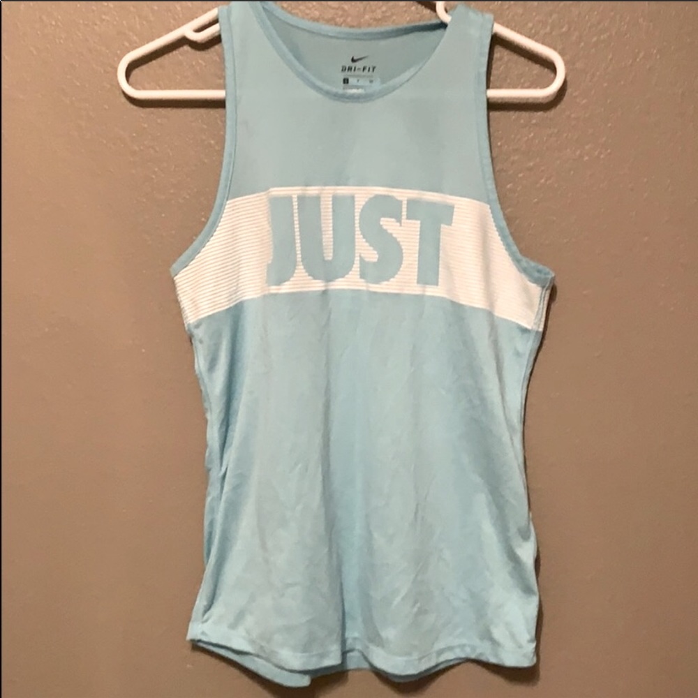 Nike Turquoise Just Do It Tank Top